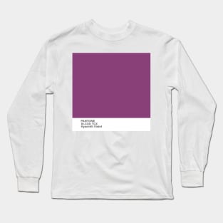 pantone 18-3331 TCX Hyacinth Violet Long Sleeve T-Shirt